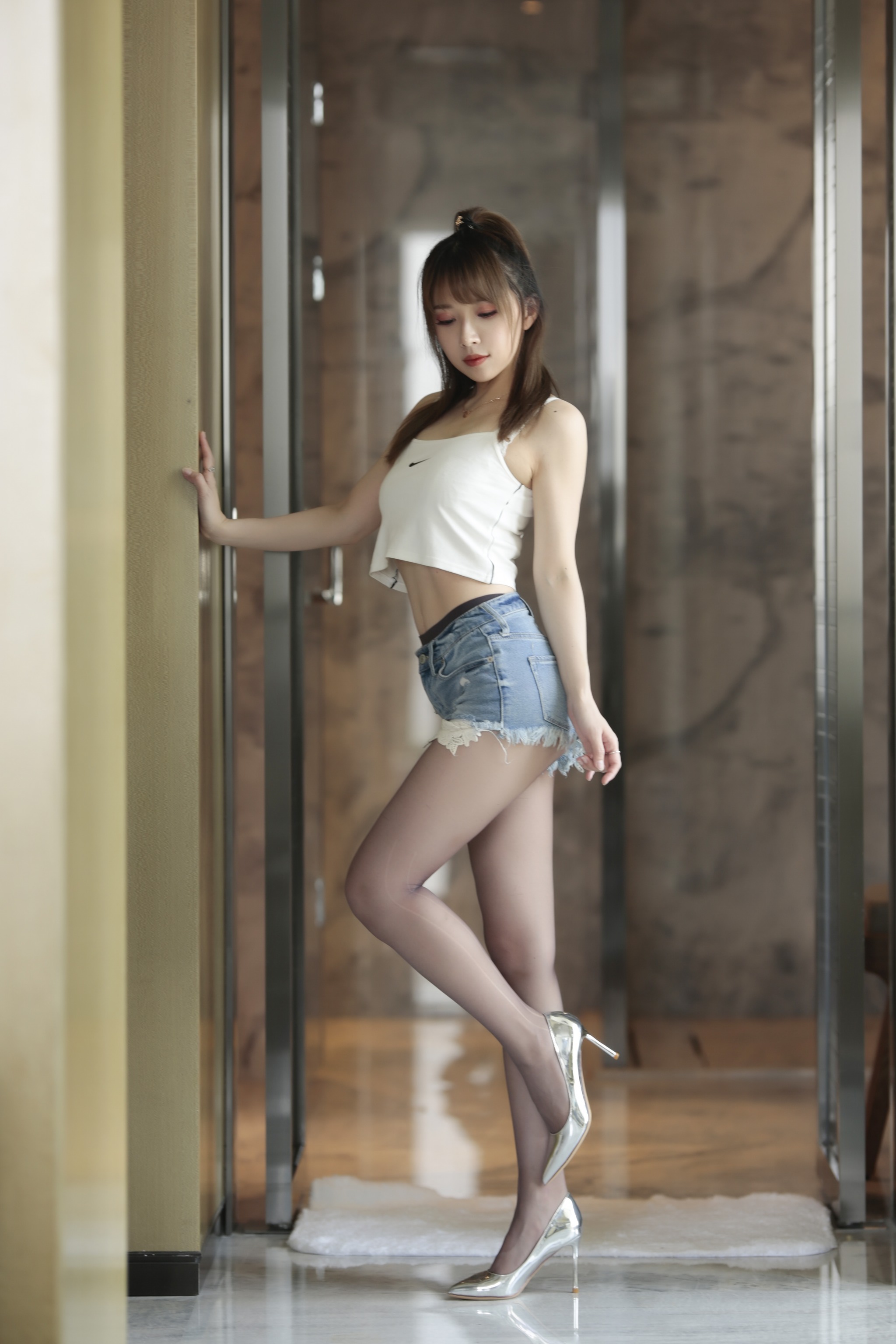 图片[1]-小女巫露娜 – NO.034 牛仔小裤裤 [84P]-XikXak